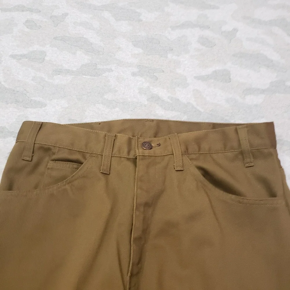 Vintage Levi's Pants‎ Mens 31x26 Brown Big E Sta Press